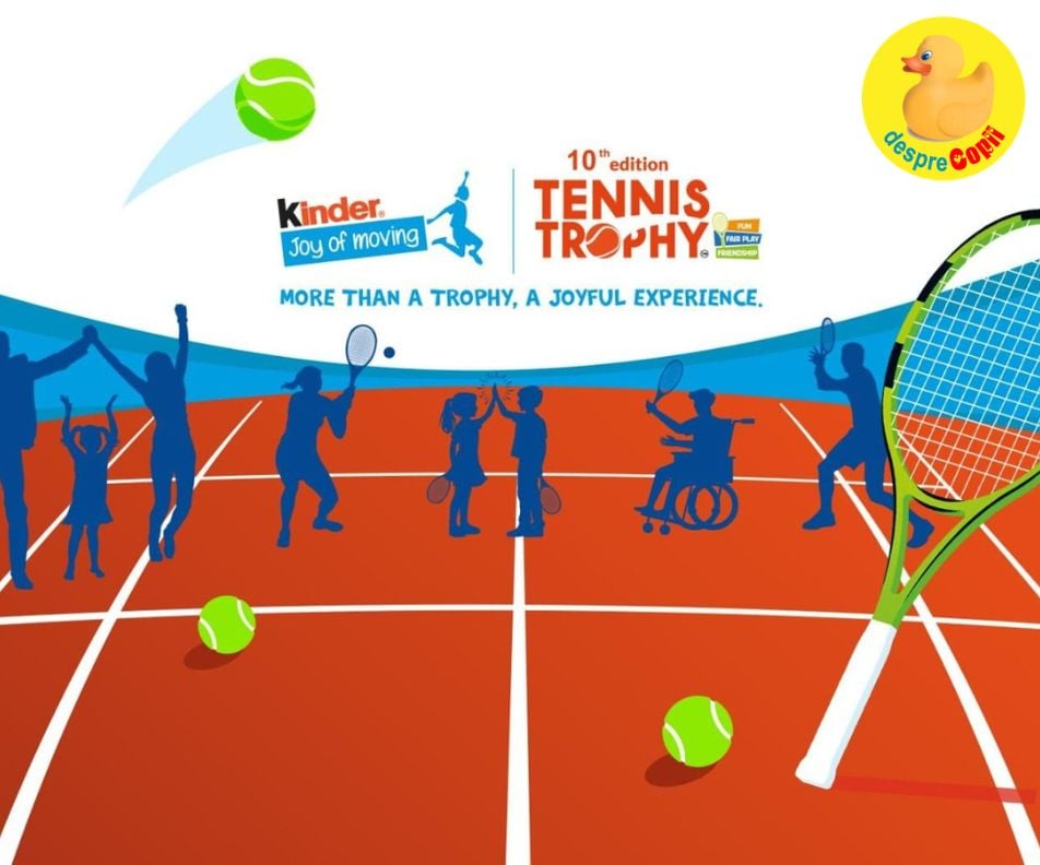 Kinder Joy of moving Tennis Trophy continua seria turneelor din Romania cu doua noi competitii la Bucuresti